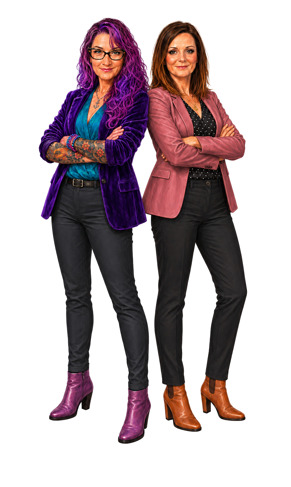 Zharna and Jo, co-founders of ZJ Automate